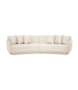 2 Pc Sectional moonlight color Aurora Collection By Michael Amini. LRU-AURA2PC-LIN-135