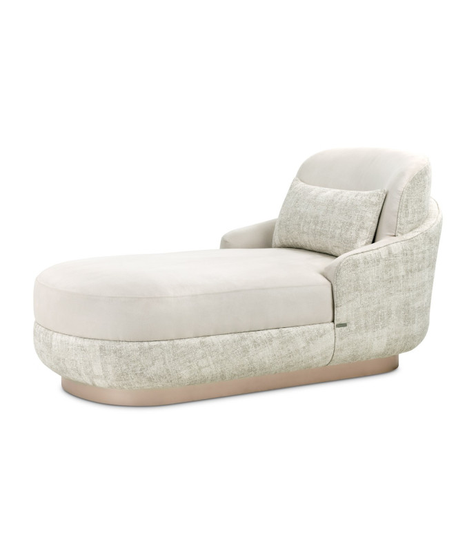 Chaise Quarry Moonlight Aurora Collection By Michael Amini. LRU-AURA845-QRY-135