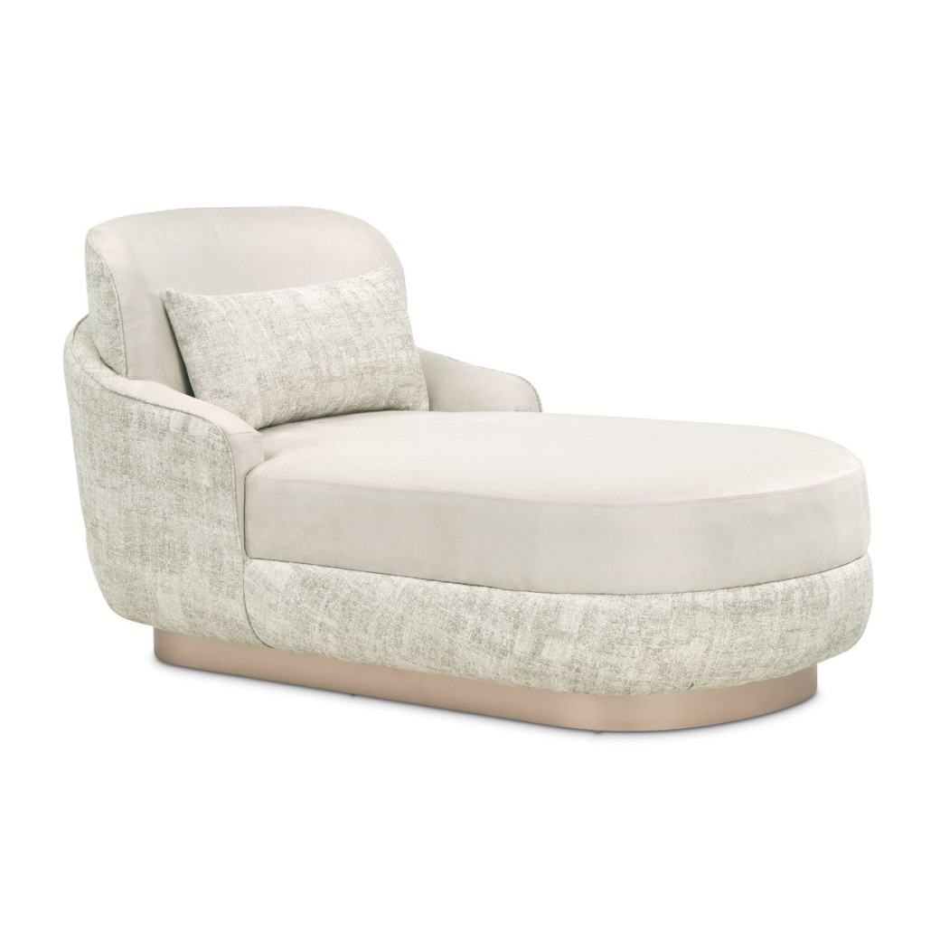 Chaise Quarry Moonlight Aurora Collection By Michael Amini. LRU-AURA845-QRY-135