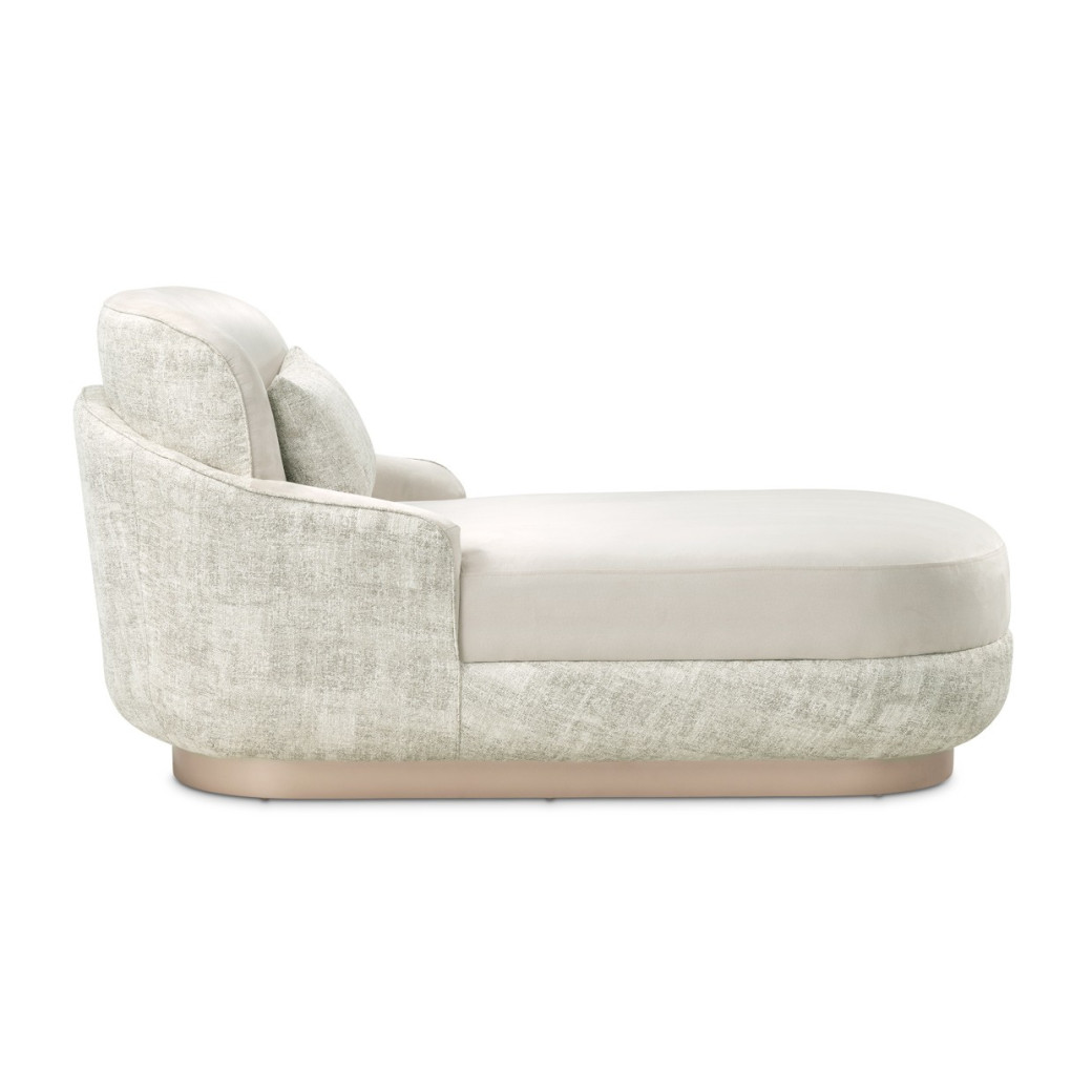 Chaise Quarry Moonlight Aurora Collection By Michael Amini. LRU-AURA845-QRY-135