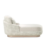 Chaise Quarry Moonlight Aurora Collection By Michael Amini. LRU-AURA845-QRY-135