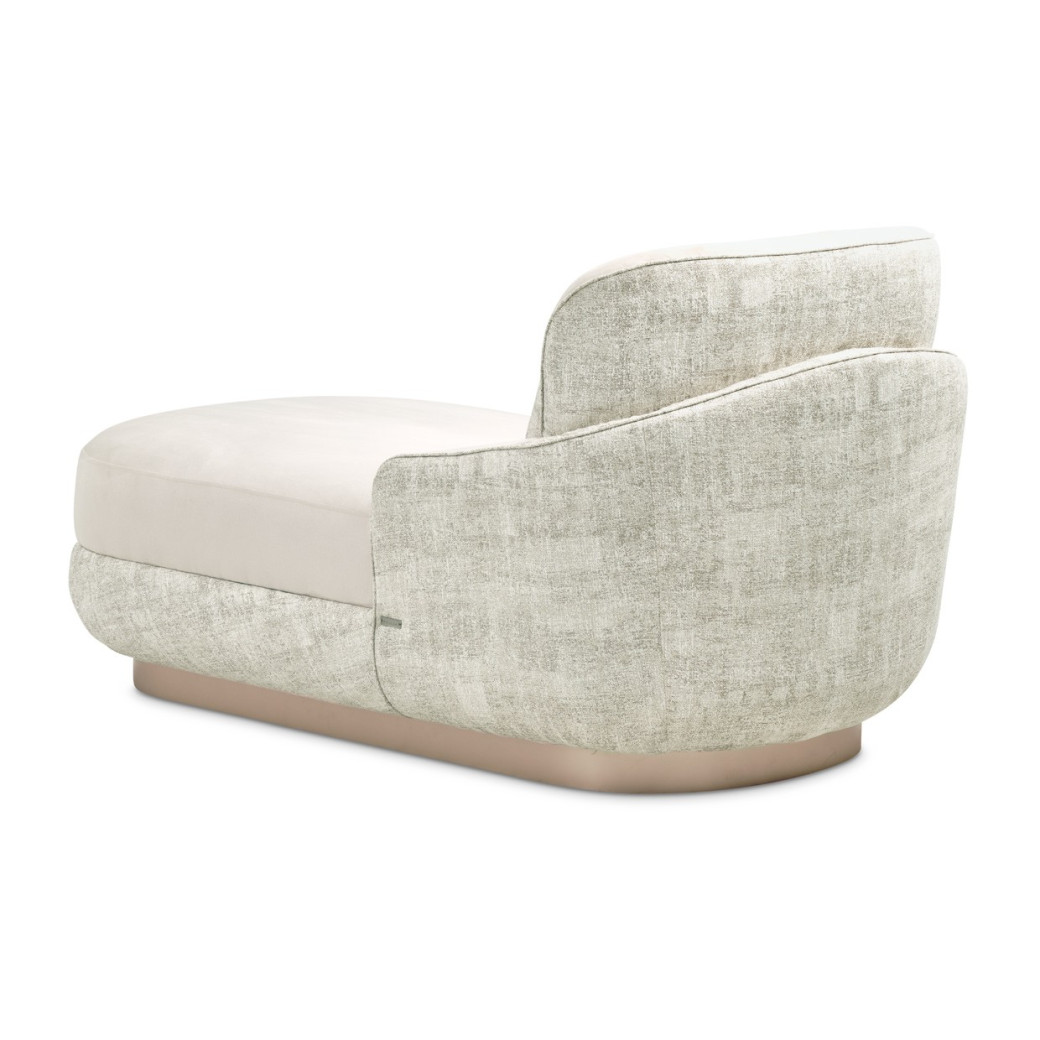 Chaise Quarry Moonlight Aurora Collection By Michael Amini. LRU-AURA845-QRY-135
