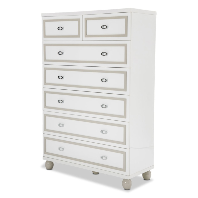 Vertical Storage Cabinets-Chest Of Drawers Sky Tower Collection By Michael Amini