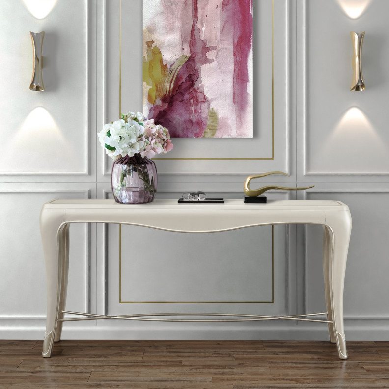Console Table Creamy Pearl London Place by Michael . NC9004223R-112 Amini