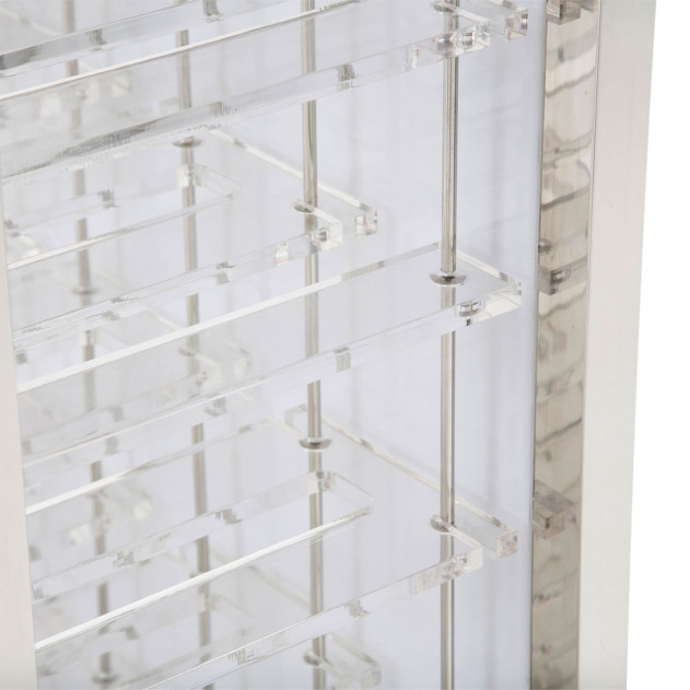 Wall Bar Glossy White State St. Collection By Michael Amini