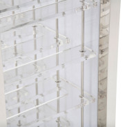 Wall Bar Glossy White State St. Collection By Michael Amini