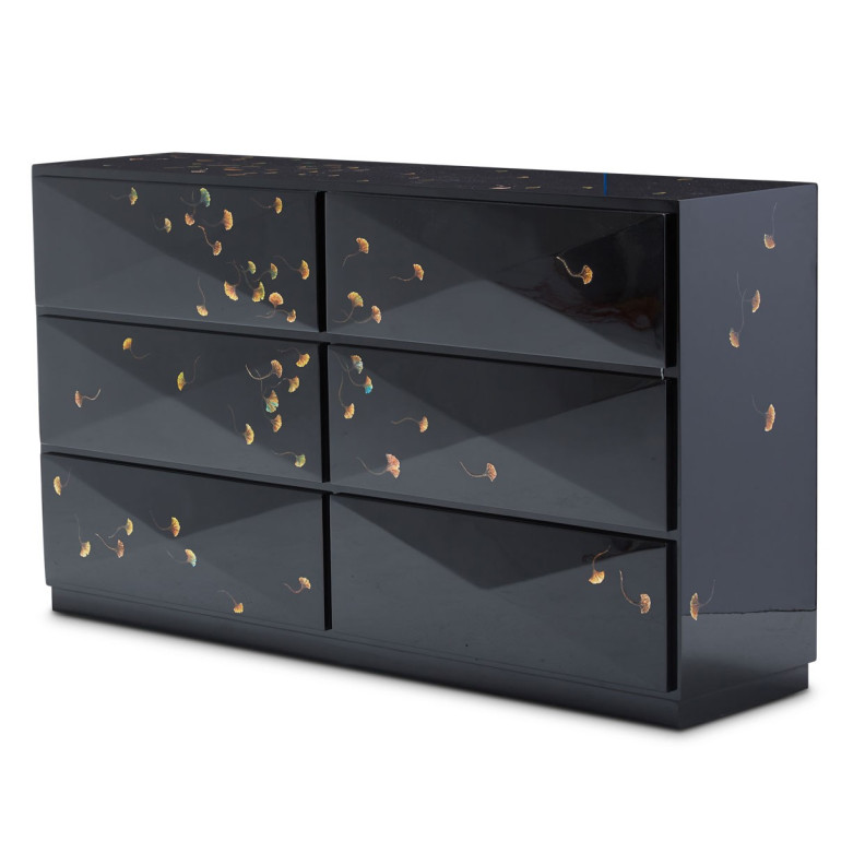Windy Leaves Accent Cabinet A La Carte Collection By Michael Amini