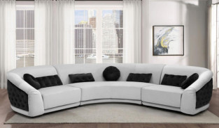 Olivia Modular Sectional Beige By Roberto Grassie