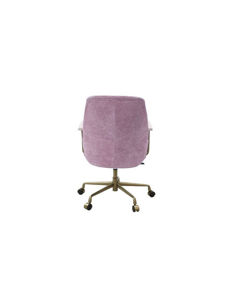 Hamilton Pink Top Leather Office Chair By Acme Furniture