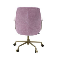 Hamilton Pink Top Leather Office Chair By Acme Furniture