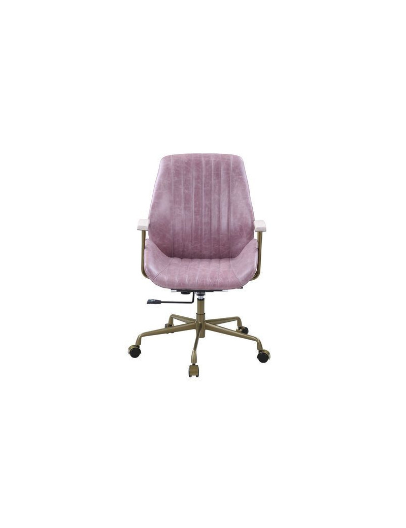 Hamilton Pink Top Leather Office Chair By Acme Furniture