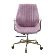 Hamilton Pink Top Leather Office Chair By Acme Furniture