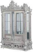 DN 00692 Lavish Classic Light Gold & Gray Finish Curio Valkyrie Collection by Acme Furniture