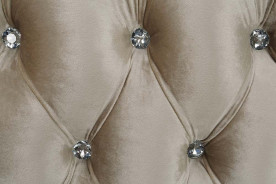 LV01207 Chair W/2 Pillows Velvet, Fabric & Antique Gold Finish Sorina Collection By Acme Furniture