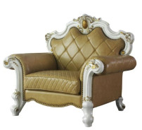 58212 Accent Chair Butterscoth PU Picardy Collection by Acme Furniture