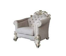 LV01331 Antique Pearl Finish Accent Chair Vendome Collection by Acme Furniture