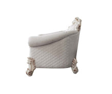 LV01331 Antique Pearl Finish Accent Chair Vendome Collection by Acme Furniture