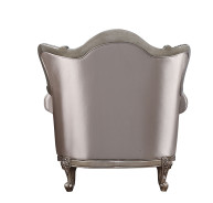 54867  Fabric & Champagne Finish Accent Chair Jayceon Collection By Acme Furniture