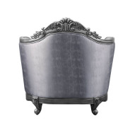 55347  Platinum Finish Accent Chair Ariadne Collection By Acme Furniture