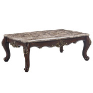 LV01125  Cherry Finish Coffee Table Ragnar Collection by Acme Furniture