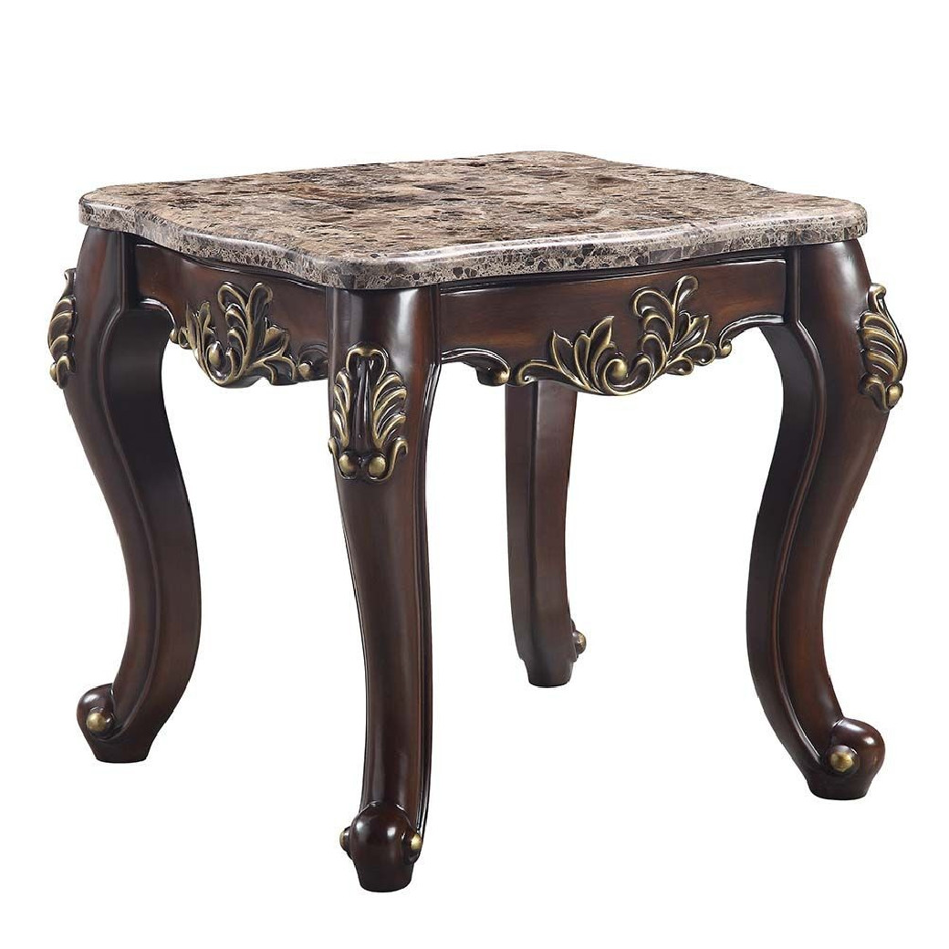LV01125  Cherry Finish Coffee Table Ragnar Collection by Acme Furniture