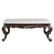 LV00812 Coffee Table Antique Oak Finish Coffee Table Benbek Collection BY Acme Furniture