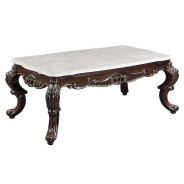 LV00812 Coffee Table Antique Oak Finish Coffee Table Benbek Collection BY Acme Furniture