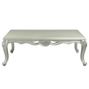 LV01120 Light Gray & Champagne Finish Coffee Table Qunsia Collection By Acme Furniture