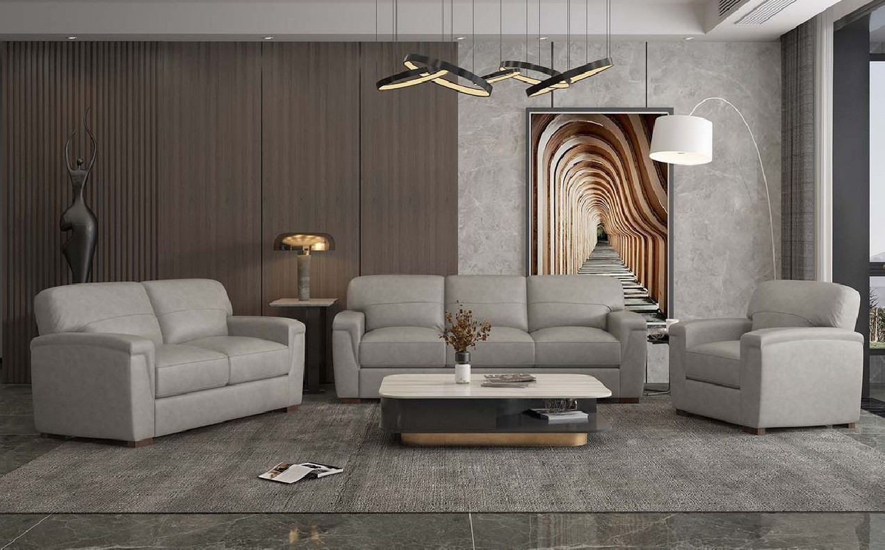 LV01296 Beige Leather Living Room Cornelia Collection By Acme Furniture