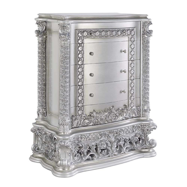 BD00687 Silver Chest Valkyrie Collection By Acme Finish