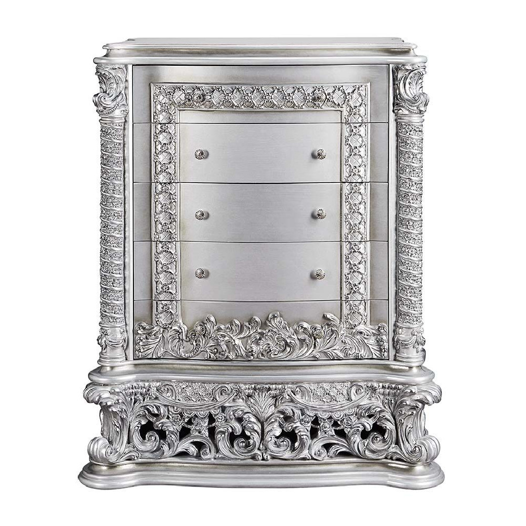BD00687 Silver Chest Valkyrie Collection By Acme Finish
