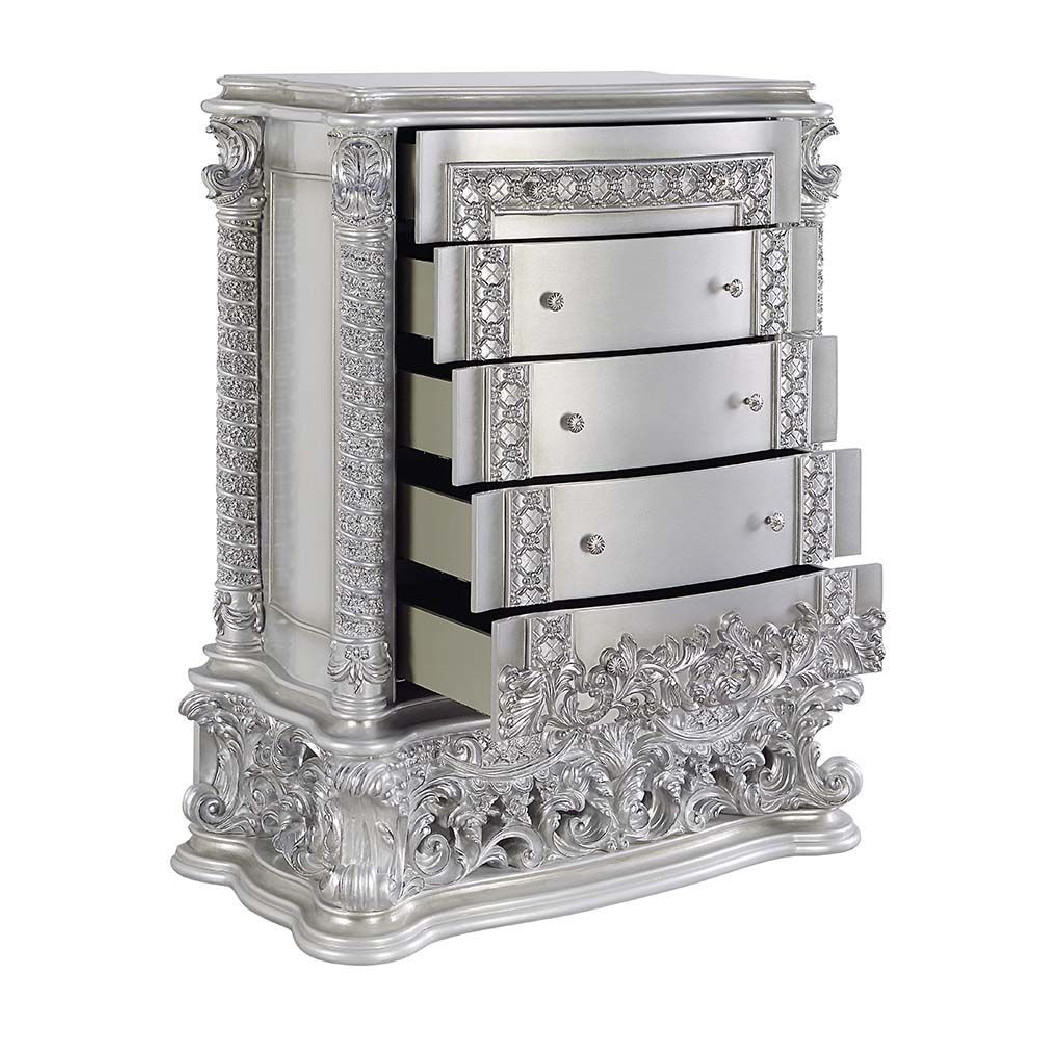 BD00687 Silver Chest Valkyrie Collection By Acme Finish