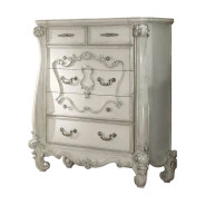 21136 Bone White Finish Chest Versailles Collection By Acme Furniture