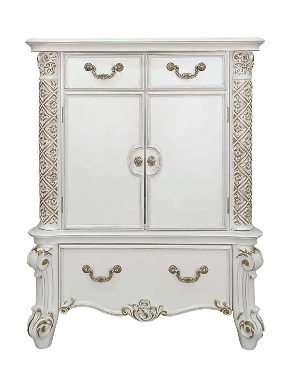 BD01343 Antique Pearl Finish Chest Vendome Collection By Acme Furniture