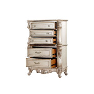 27446 Antique White Finish Chest Gorsedd Collection By Acme Furniture