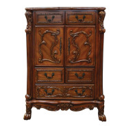 12146 Cherry Oak Finish Chest Dresden Collection By Acme Furniture