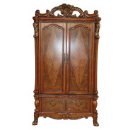 12147 Tv Armoire Cherry oak finish Dresden Collection By Acme Furniture