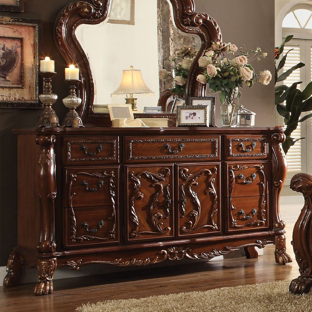 23140Q Dresden Bedroom Collection Cherry Oak Finish by Acme Furniture