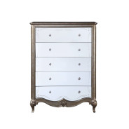 22206 Chest Antique Champagne Finish Esteban Collection By Acme Furniture