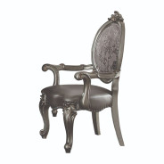 66830 Silver / Antique Platinum Finish Dining Set Versailles II Collection By Acme Furniture