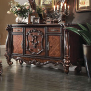 61100 Rectangular Dining Set Versailles Cherry Oak Finish Collection by Acme Furniture