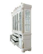 DN01350 Vendome Antique Pearl Collection China & Hutch By Acme Furniture