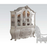 61284 Antique white Finish Hutch & Buffet Ragenardus Collection By Acme Furniture