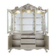 DN0371 Champagne Finish Hutch & Buffet Bently Collection By Acme Furniture