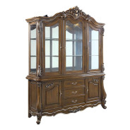 DN01360 Antique Oak Finish Hutch & Buffet Latisha Collection By Acme Furniture