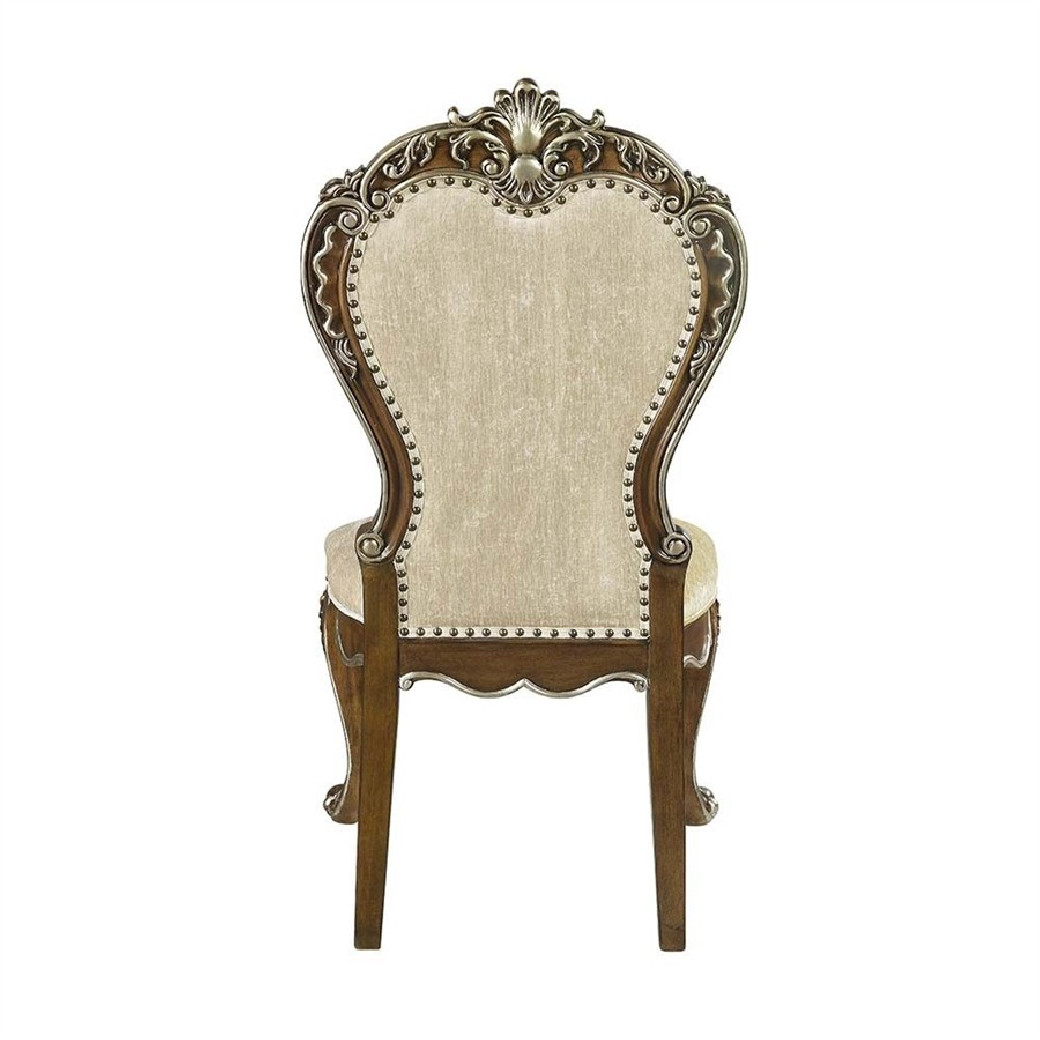 DN01356 Antique Oak Finish Leg Dining Table Latisha Collection By Acme Furniture