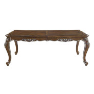 DN01356 Antique Oak Finish Leg Dining Table Latisha Collection By Acme Furniture