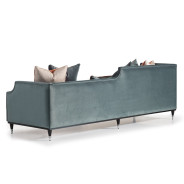 Mansion Sofa Azure Black La Francaise Collection By Michael Amini.LFR-FRSE816-AZR-805