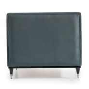 Armless Chair Azure Black La Francaise Collection By Michael Amini.LFR-FRSE830-AZR-805