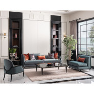 Accent Chair Azure Black La Francaise Collection By Michael Amini.LFR-FRSE834-AZR-805